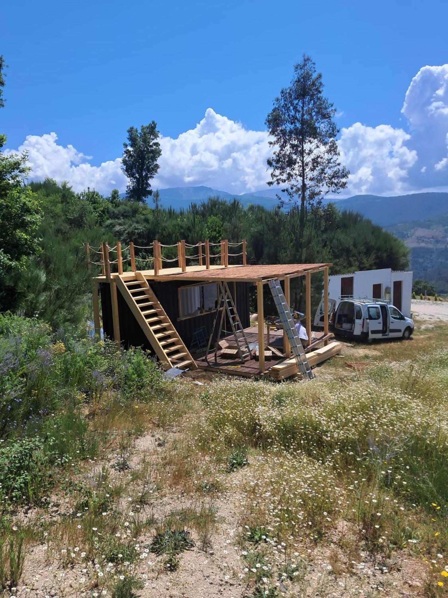 Monkey Tiny Barnhouse With Amazing Views! Folhadosa Exterior foto